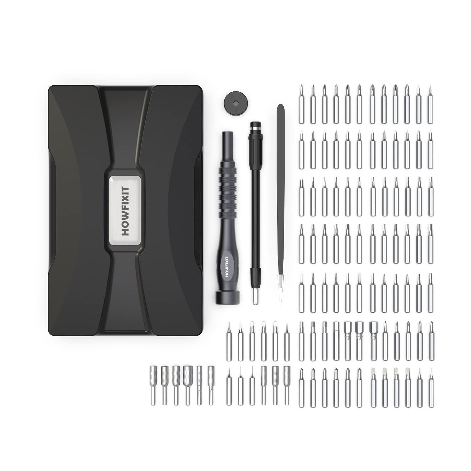 Howfixit Pro Max 106 In 1 Screwdriver Set For Repair Electronics Disassembly Laptop, Game Console, Smartphone, Iphone, Macbook,